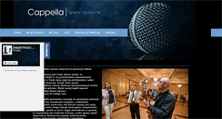 Desktop Screenshot of cappella.pl