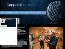 Tablet Screenshot of cappella.pl